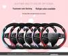 Universal Non-slip PU Leather Steering Wheel Cover - Four Seasons Comfort