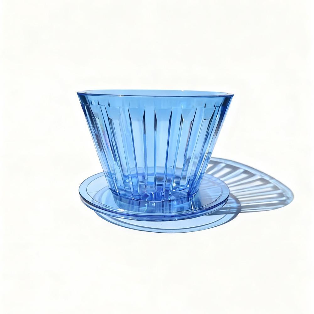 Reusable Coffee Dripper Heat-resistant Crystal Eye Pour Over Filter Resin Portable Coffee Funnel Coffee Brewing