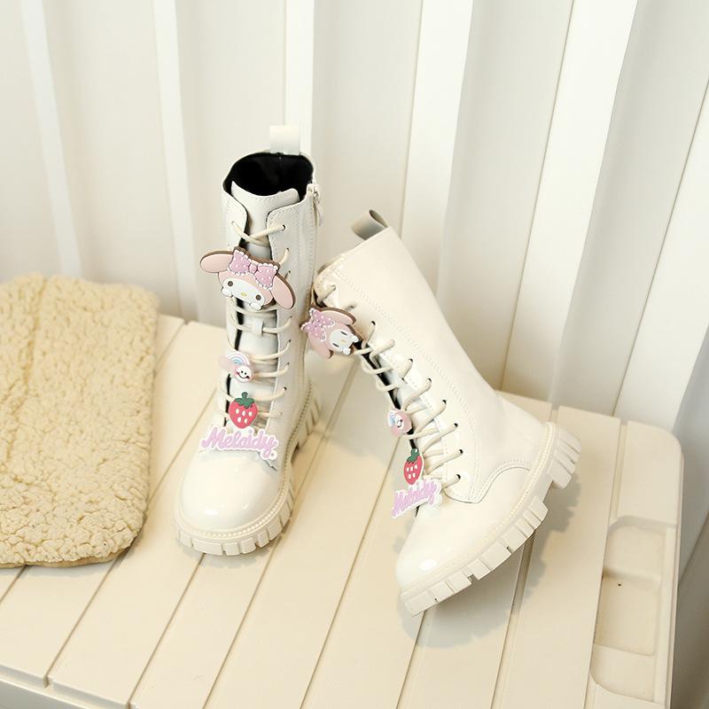 Anti-slip Shoes - New Style Girls' Children's Boots - High-top Boots