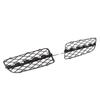 Front Bumper Lower Grille Set 51117159595 Left Right Side 1 Pair Replacement for X5 E70 2008 2010