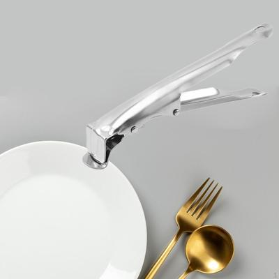 Pot Pan Gripper Clip Cooking Helper Stable Easy To Use Sturdy Bowl Dish Stainless Steel for