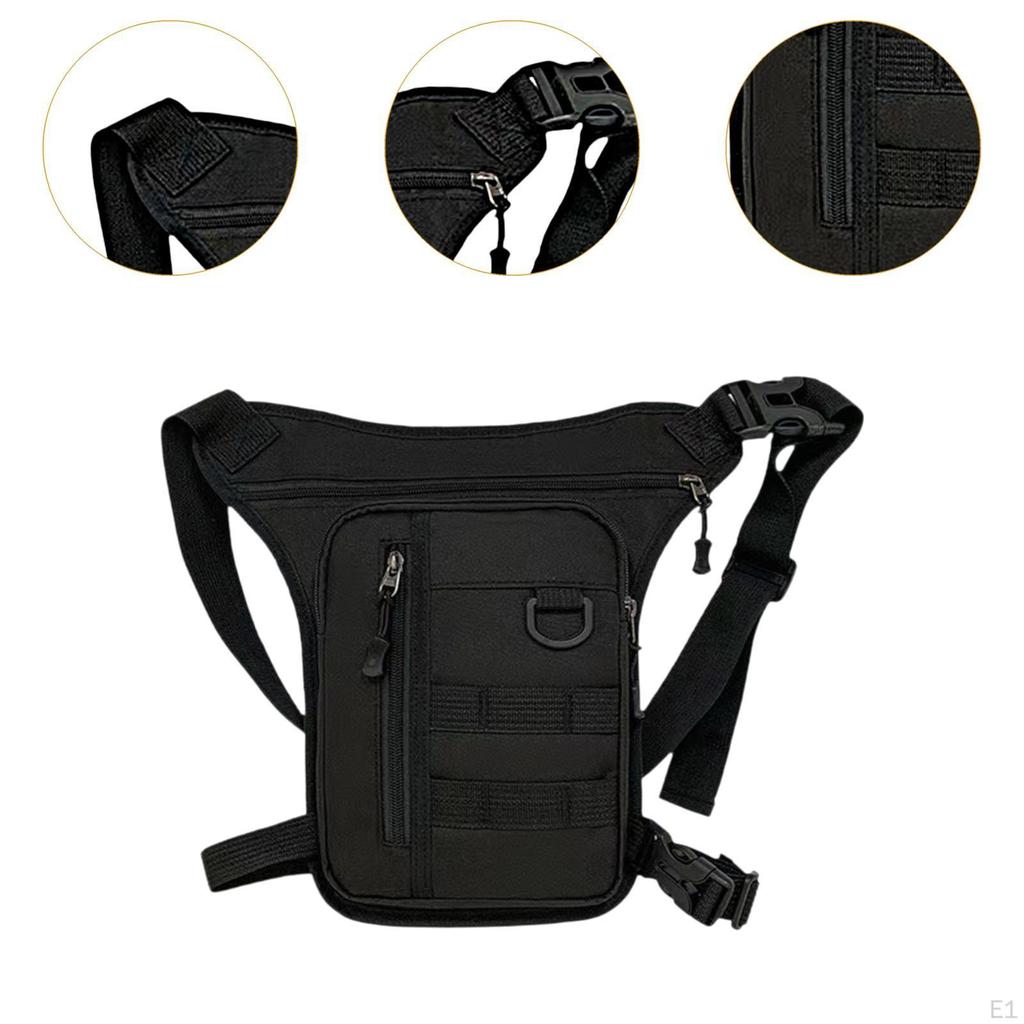 Männer Taille Tasche Fanny Pack Verstellbaren Riemen Dekoration Multifunktionale Tragbare Geldbörse Drop Bein für