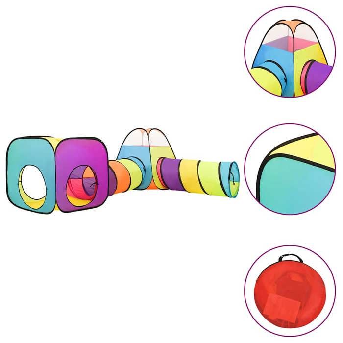 93683 vidaXL Tente de jeu pour enfants Multicolore 190x264x90 cm