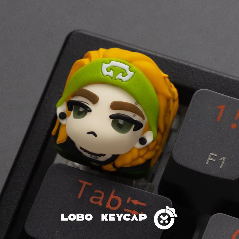 2025 VLRT Game Peripheral Products Q Version Cute Resin Keycap Esc Key Esports Room Decoration Festvial Toy Surprise Gifts