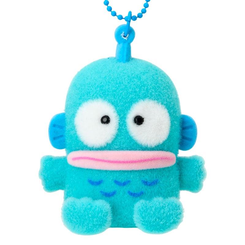 Sanrio Hangyodon Flocked Mascot Holder Japan NEW Sanrio Characters