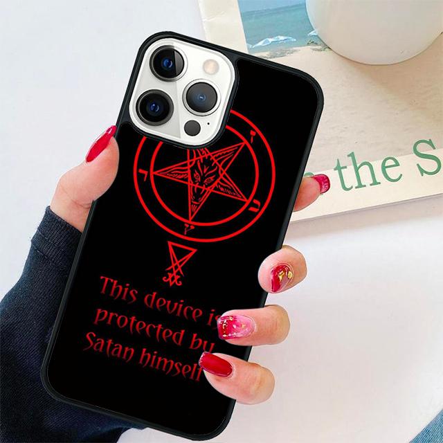 Sigil of Lucifer Coque Shell For iPhone 17 Air 15 16 14 13 12 Pro Max 11 Pro Max Plus Phone Case Cover