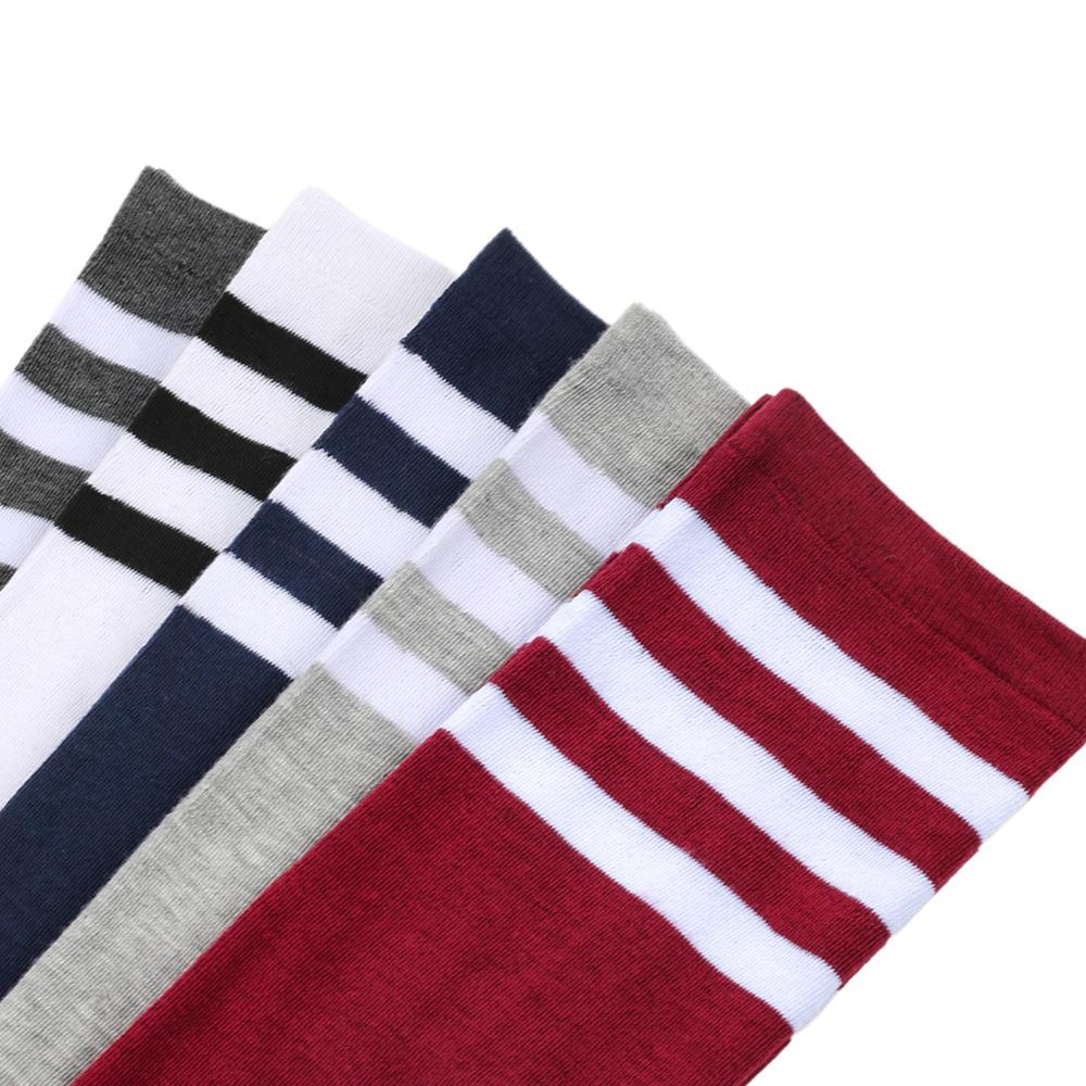 Plus Large Size Stockings Womens Long Over Above Knee Socks Striped Thigh High Ladies Black White Cosplay Lolita Harajuku Y2K