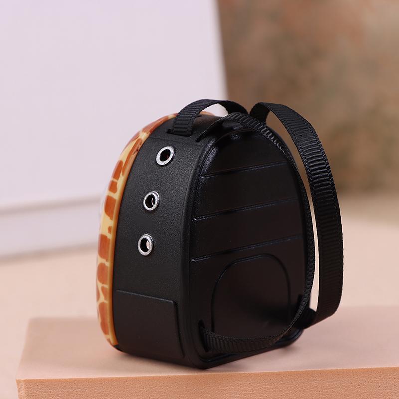 Puppenhaus Dekorationszubehör Mini Katzenmodell Haustier Weltraumtasche Puppenhauszubehör