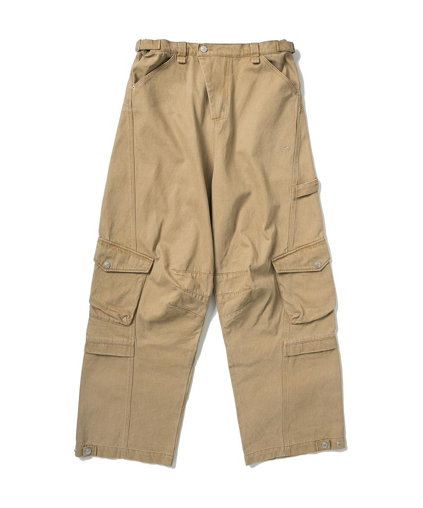 SUPERSUB Drop Balance Structure Cargo Pants - Beige