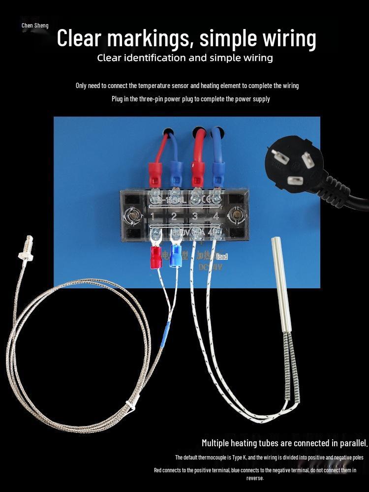 Laboratory Fully Automatic DC Temperature Control Box (24V/12V/36V) with Constant Temperature Heating Element