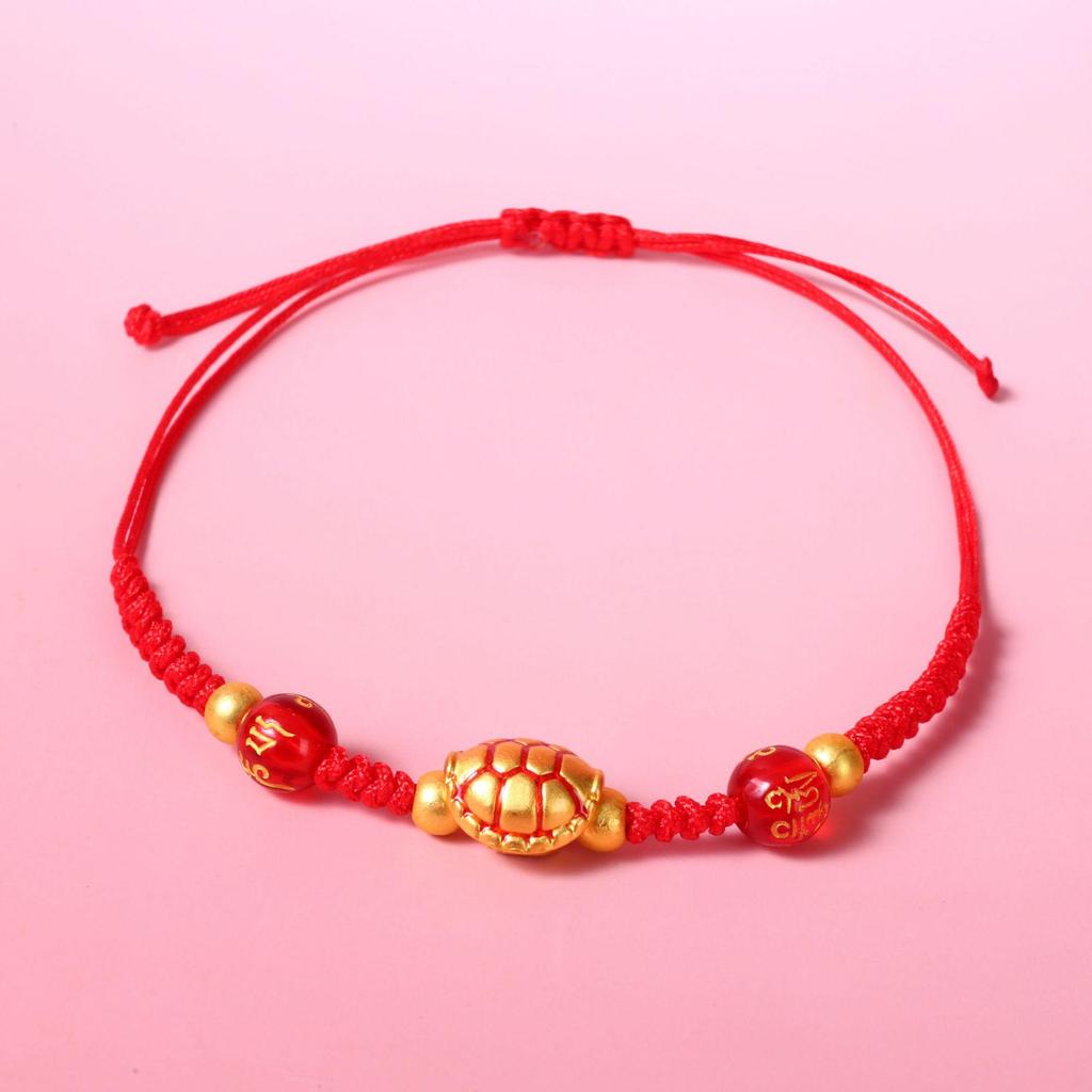 2026 Year of the Horse Bracelet: Handmade Red Rope Woven Jewelry - New Year Gift