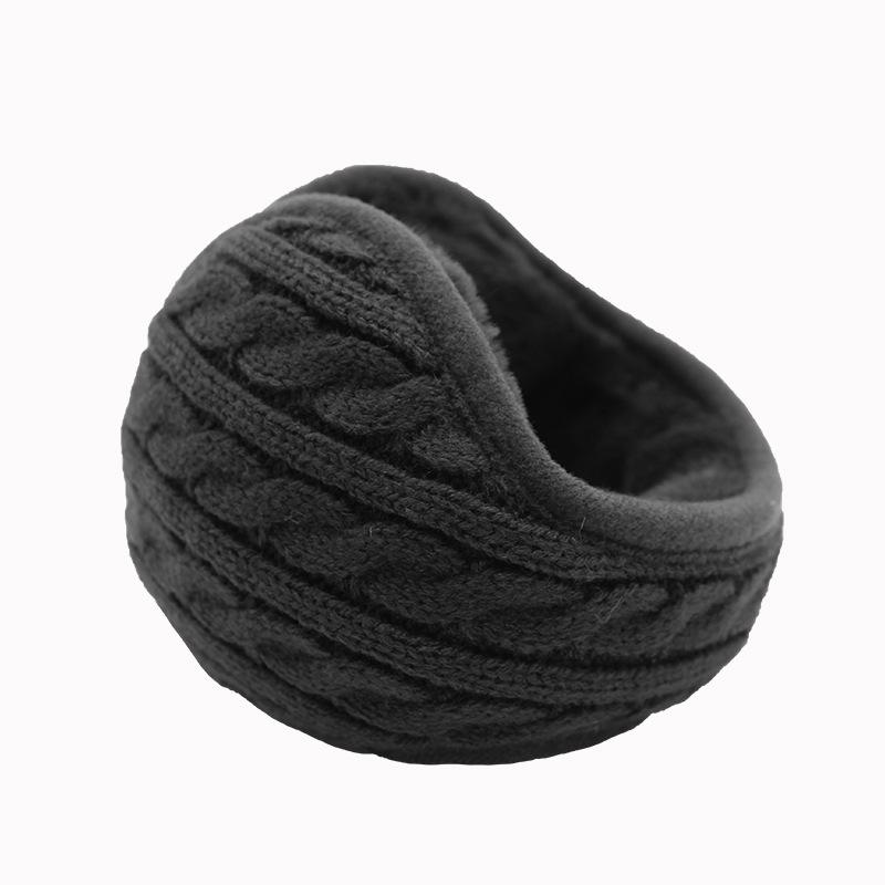 Cross-Border Exclusive Foldable Plush Knitted Earmuffs - Cold-Proof Winter Warm Ear Protection