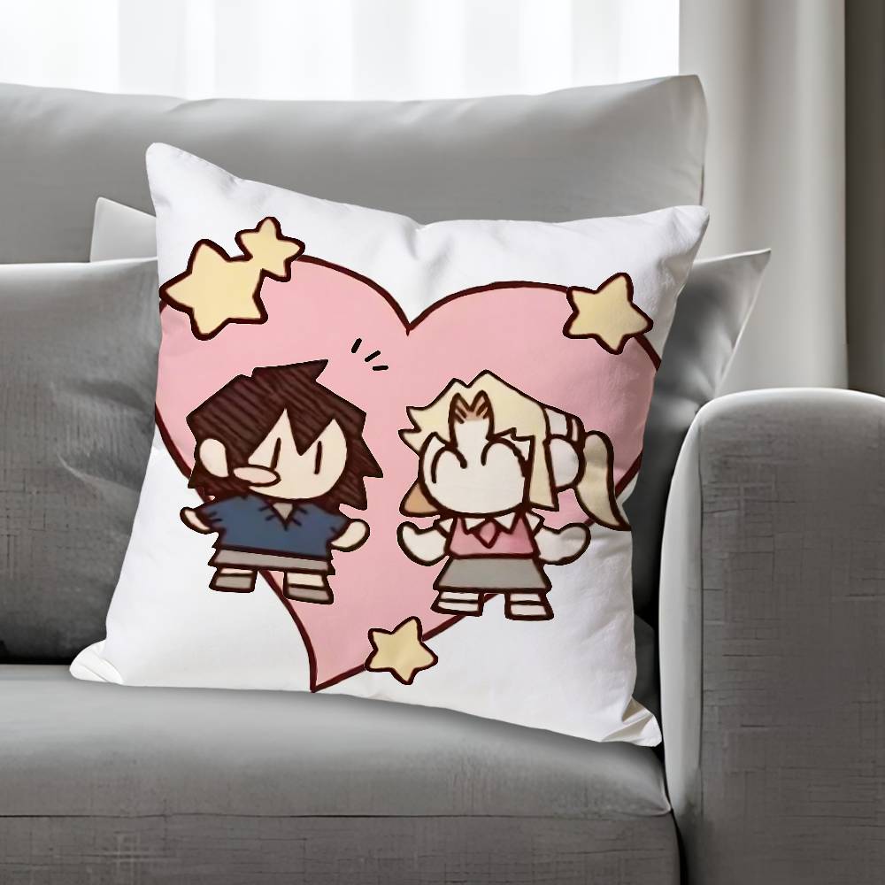 I Love AAmyS Various Sizes Square Pillow Case For Car Home Bedchamber Decor Custom Valentine gift
