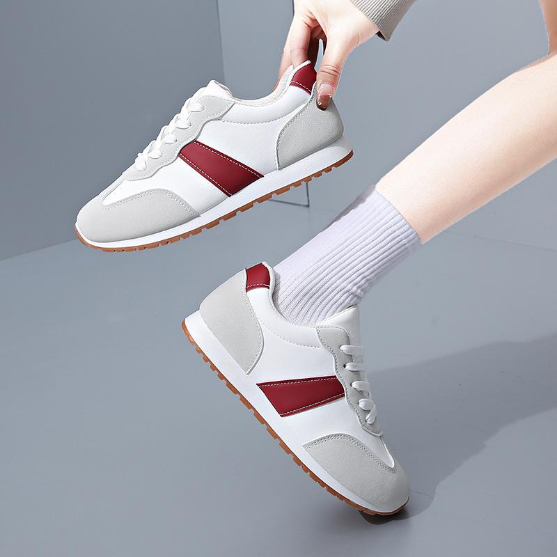 Women's board shoes spring 2025 new women's shoes fashion casual shoes women's flat-soled sports shoes women's versatile white shoes