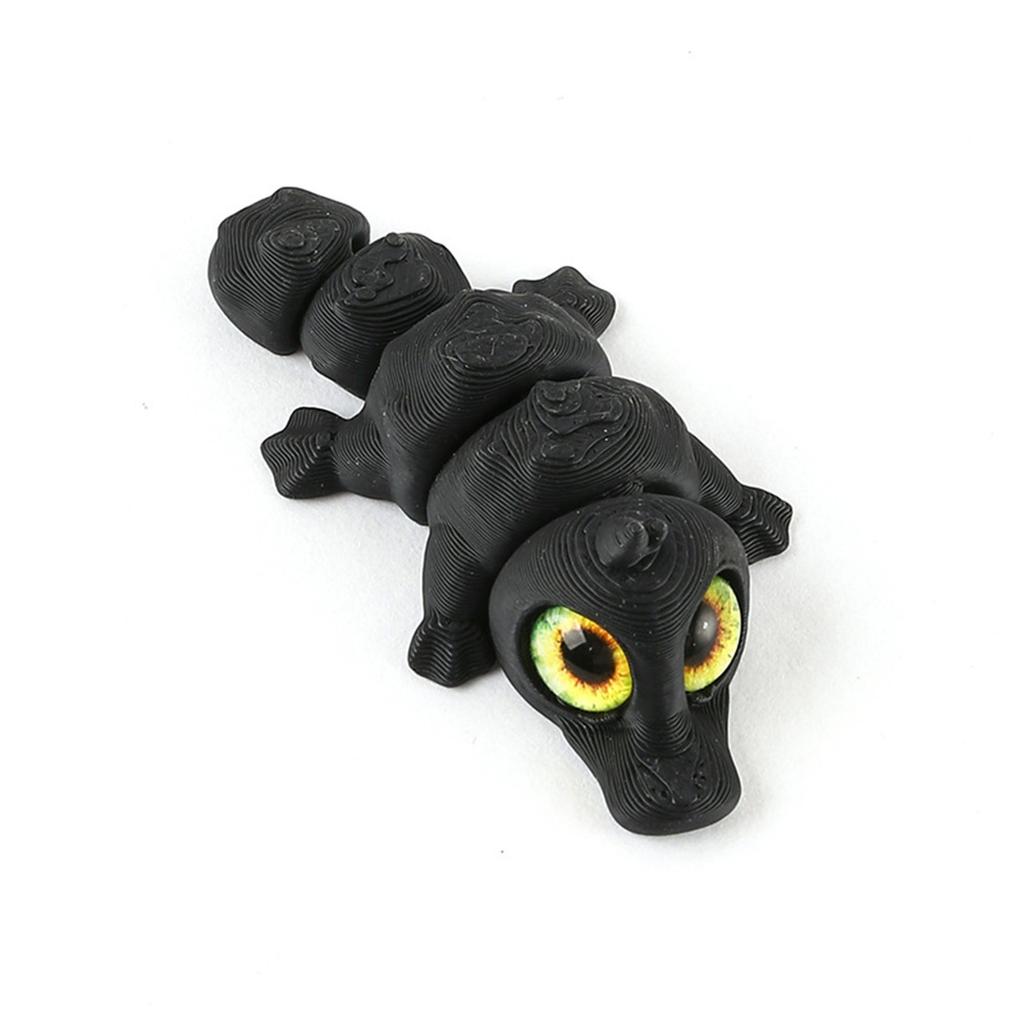 3D Printed Multi-color Real Eyes Movable Eyeballs Gradient Hand-made Model Animal