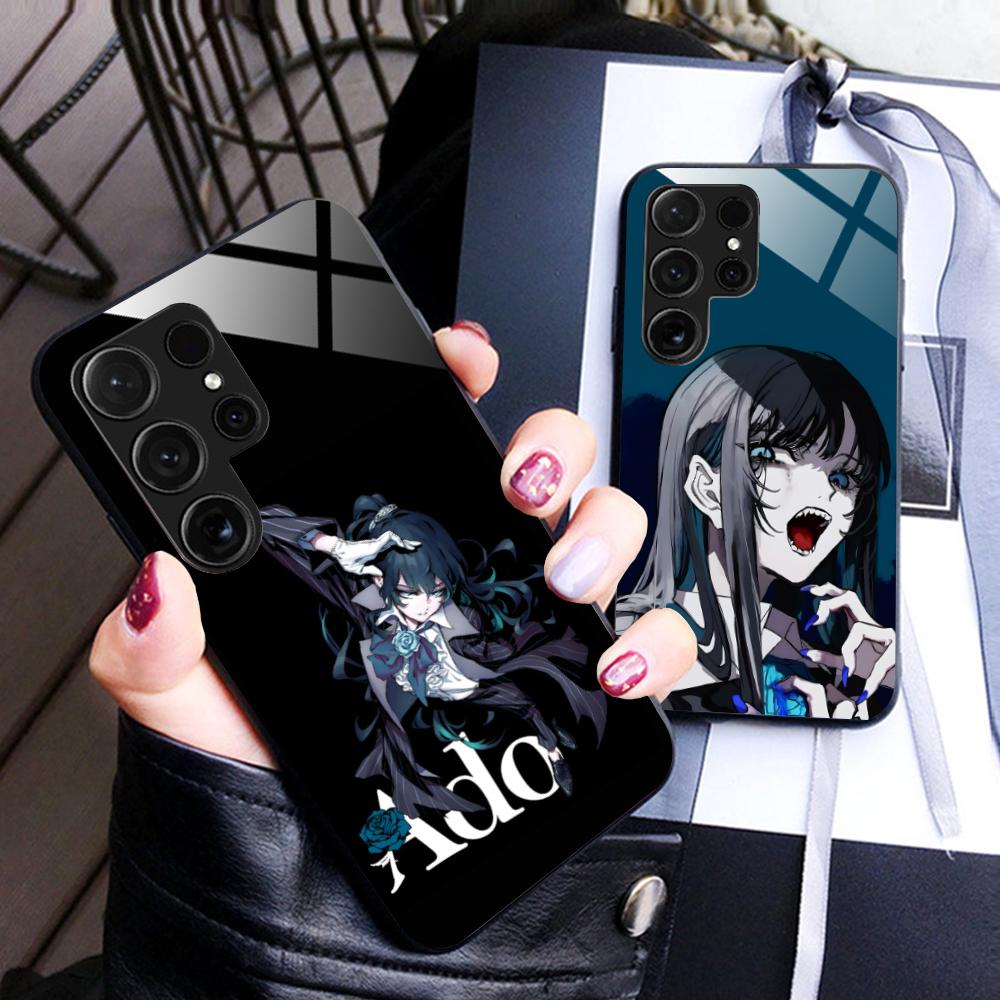 Ado Rose Anime Mobile Phone Case for Samsung Galaxy A56 55 54 53 52 51 36 35 34 23 16 15 5G Glass Colorful Cover Pretty Cover