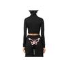 Puma Logo Embroidered Cropped Jacket Women Jackets Black 536628-01