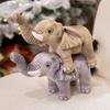 Soft Elephant Cartoon Animal Toy Plush Cushion Ornament For Kids Decor Bedroom