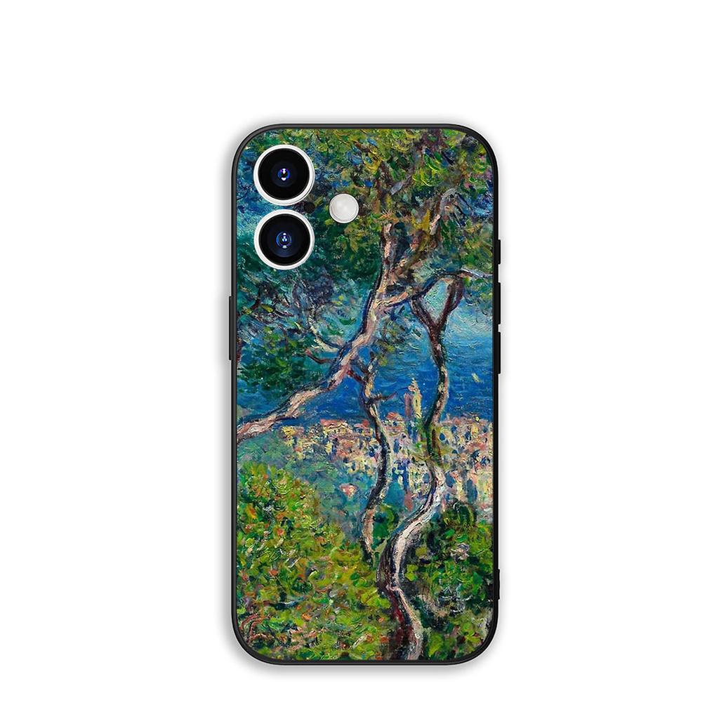 Pour Samsung Galaxy A36 A17 A26 A07 A35 A54 A53 A13 A33 A34 S8 S20 S21 FE S10 Plus Coque Claude Monet Impressionnisme Nénuphar Chat