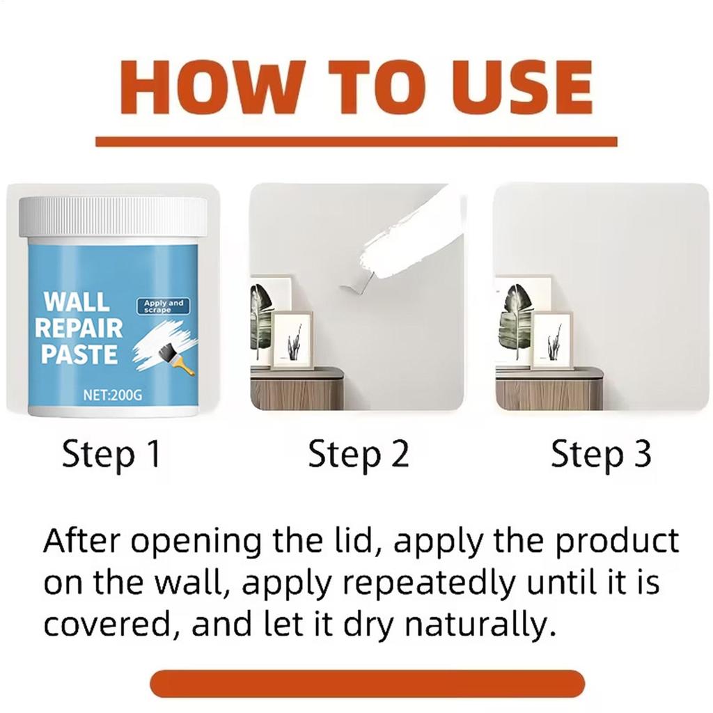 Wall Repair Paste Repair Agent Waterproof Wall Repair Paste Cream Wall Peeling Graffiti Gap Repair Cream Construction Tool