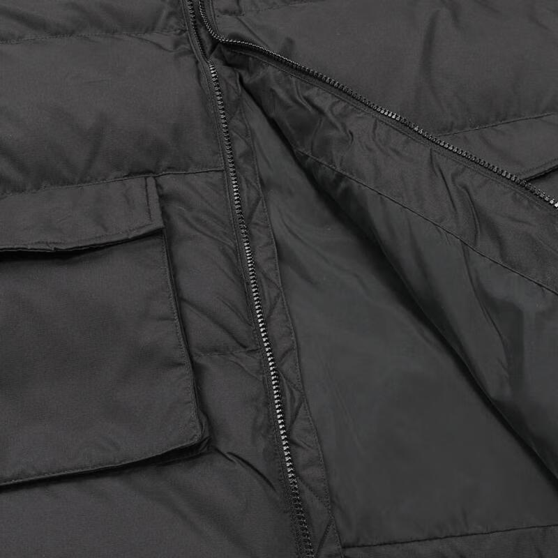 Nike Down Jacket Fashion Comfortable Versatile Hooded Duck Down Warm Kids Jackets Black HQ7162-010