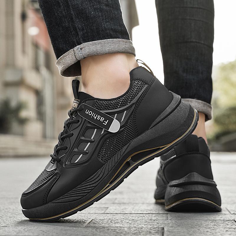 MAEDEF Men's Shoes Casual Sneakers Breathable White Running Sports Shoes Tennis Shoes for Men Travel Walking Flats Mens Sneakers