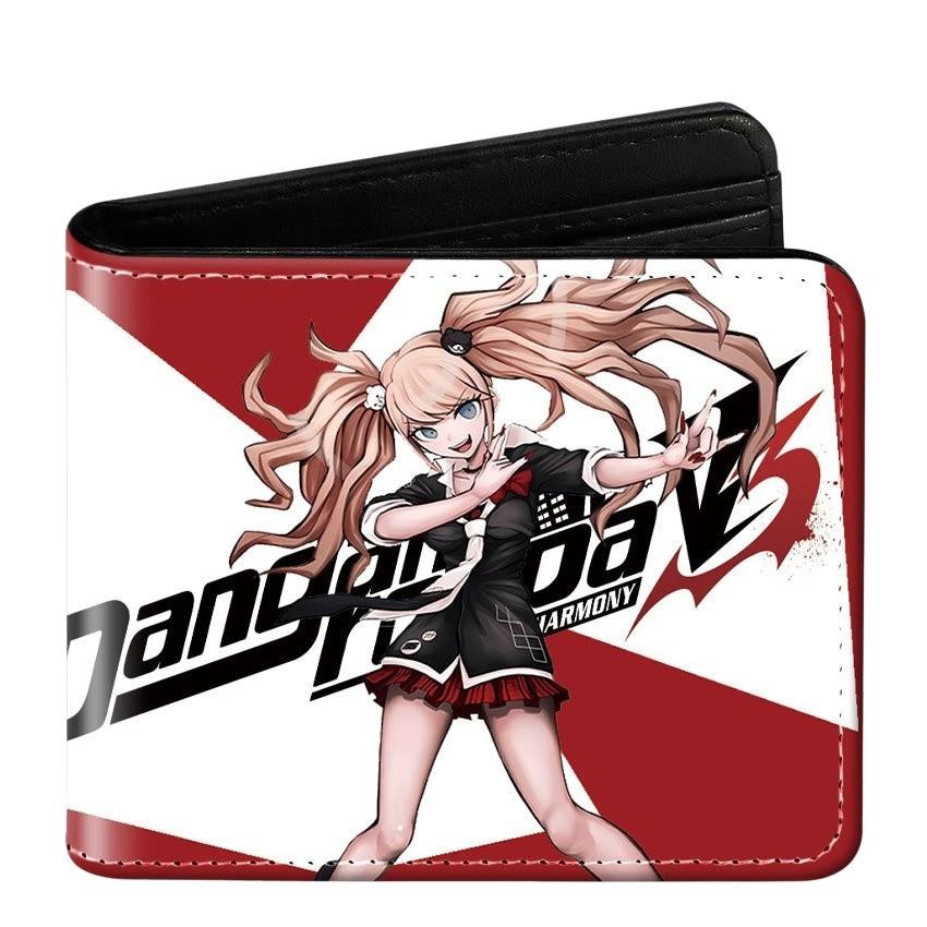 Danganronpa Anime Foldable Leather Wallet Short Purse