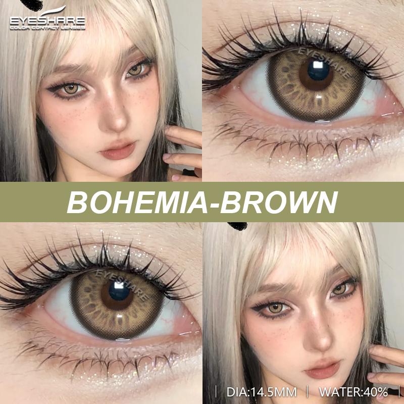 Eyeshare Neue Mode Farbige Kontaktlinsen Dunkelblaue Kontaktlinsen Grüne Schöne Linsen Braune Kontaktlinsen Graue Weiche Linsen 1 Paar