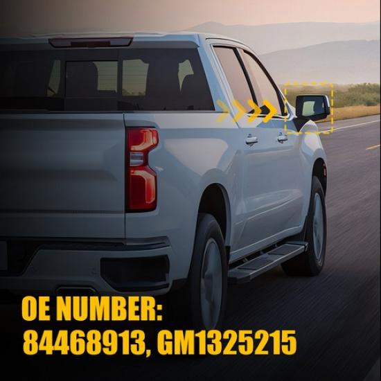 Lower Heated Mirror Glass Fit - Chevy Silverado 1500 2500HD 3500HD Right