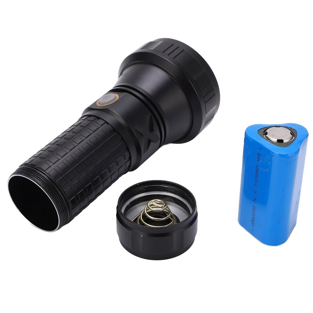 Searchlight Waterproof Super Bright Outdoor Flashlight with 3 Modes for Emergency Camping