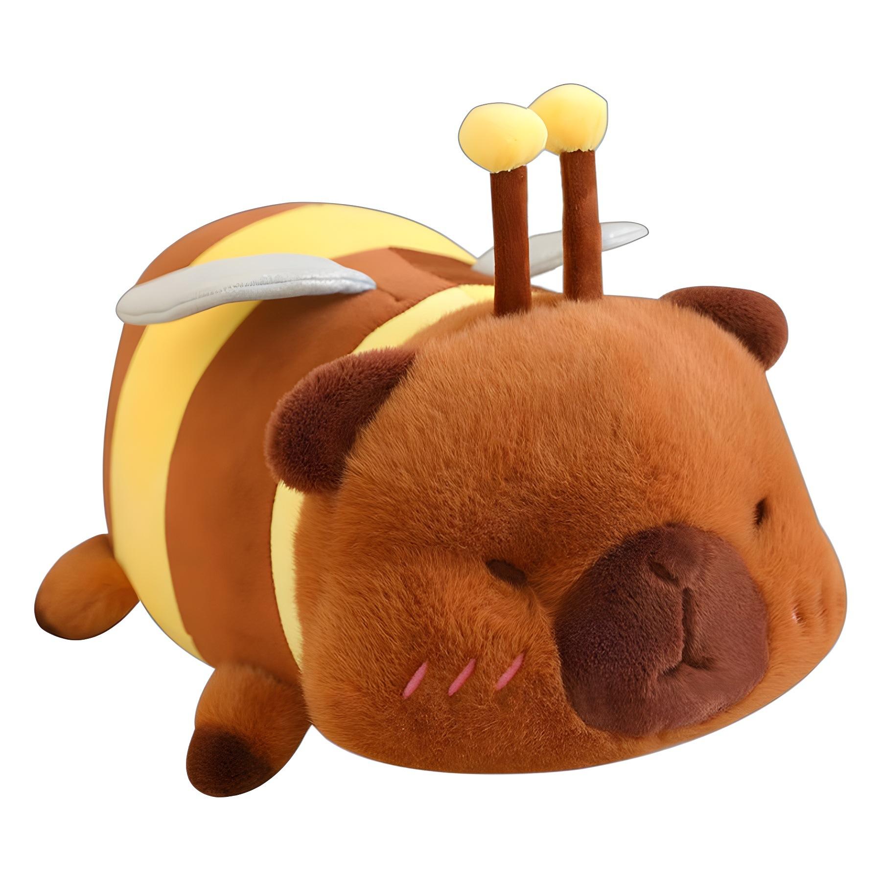 

Cosplay Bee Capybara Plush Toy Stuffed Flying Wings Shiba Inu Dog Plusie Unique Toys for Kids Birthday Gift 35cm