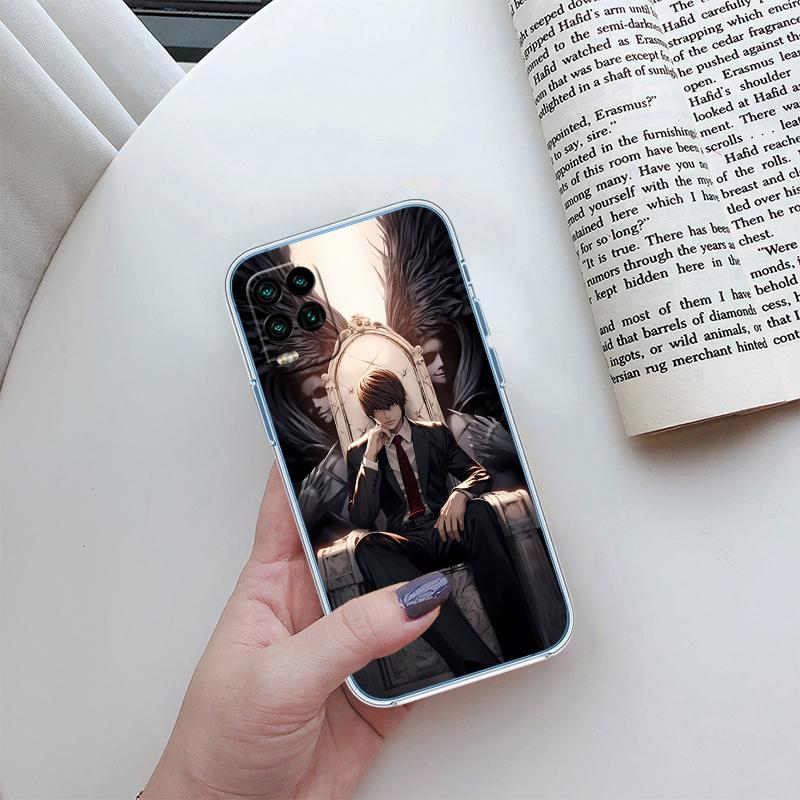 Death Note Ryuk kira Transparent Phone Case for Motorola Moto G40 G04 G05 One Ace Action Fusion + Plus Hyper Macro Vision Zoom
