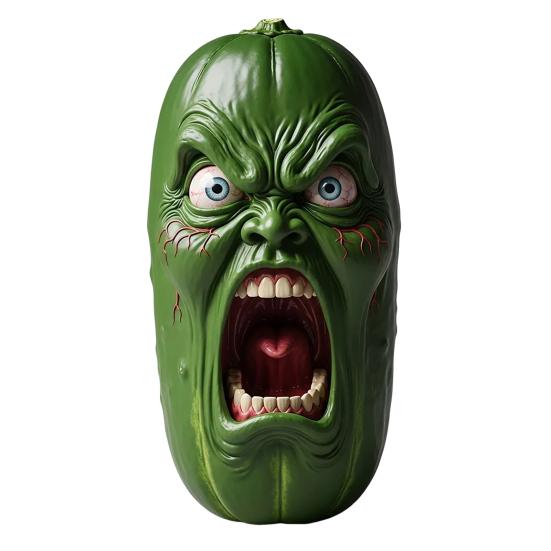 Screaming Vegetables Figurine Resin Emotional Veggies Ornament Evil Screaming Carrot
