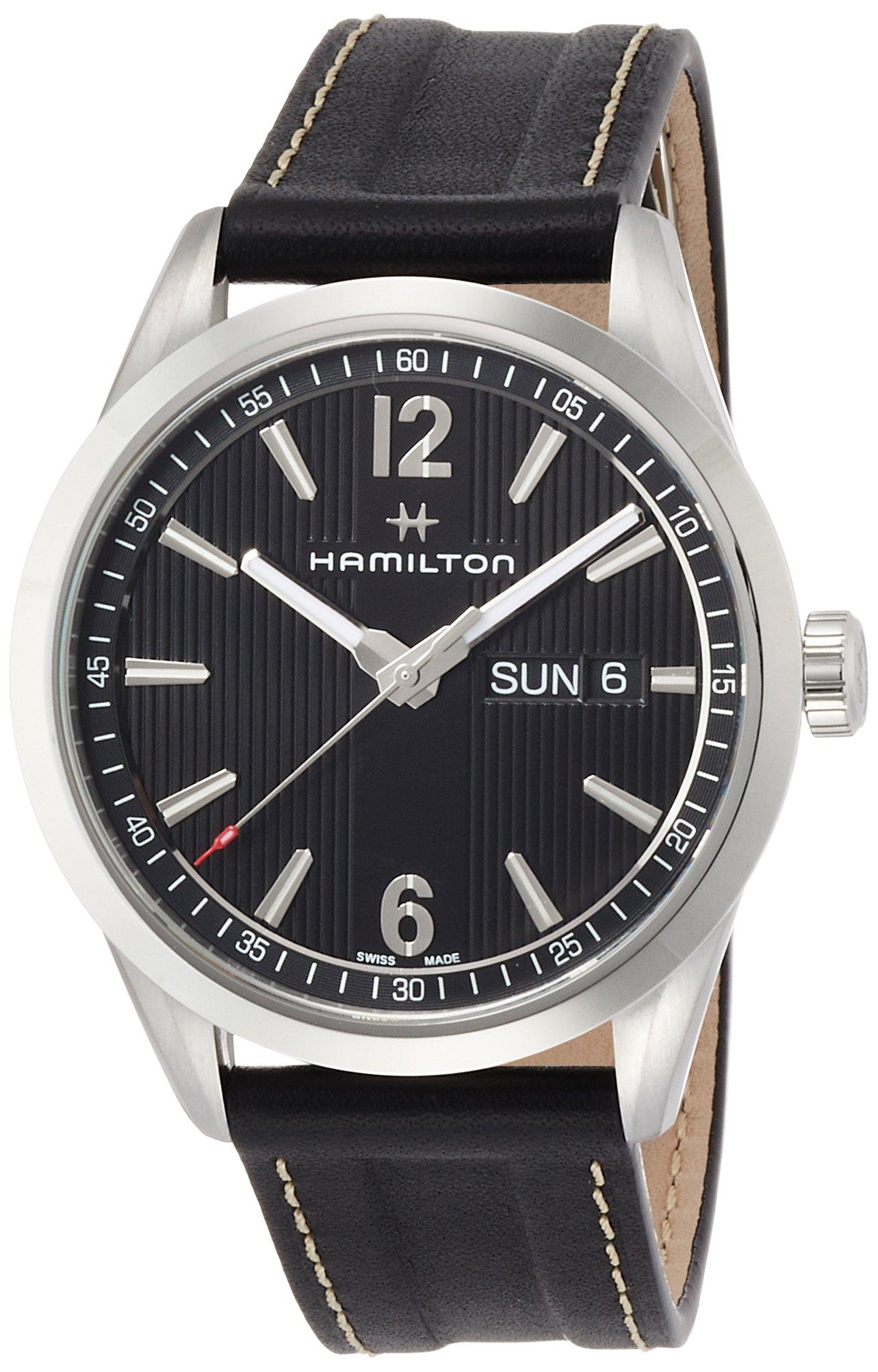 

Hamilton BROADWAY Day-Date Quartz Men s Watch, H43311735, Officially Guaranteed [Imported]
