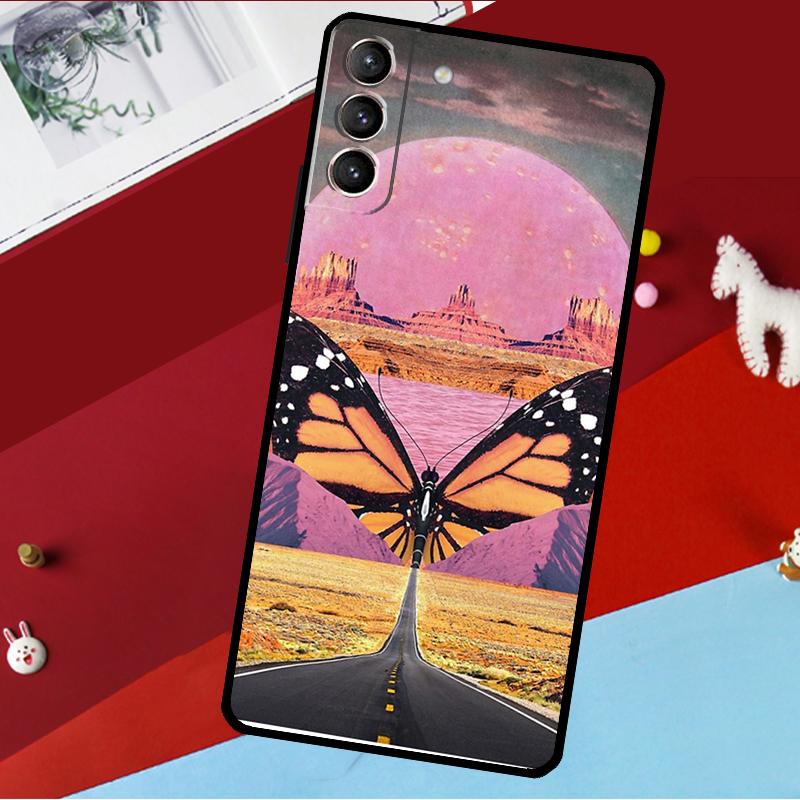 

Art Aesthetic Trippy Psychedelic Funda For Samsung Galaxy S26 S25 S24 S21 S22 S23 Ultra S10 Plus S20 FE S25 FE Phone Case Galaxy S23Ultra