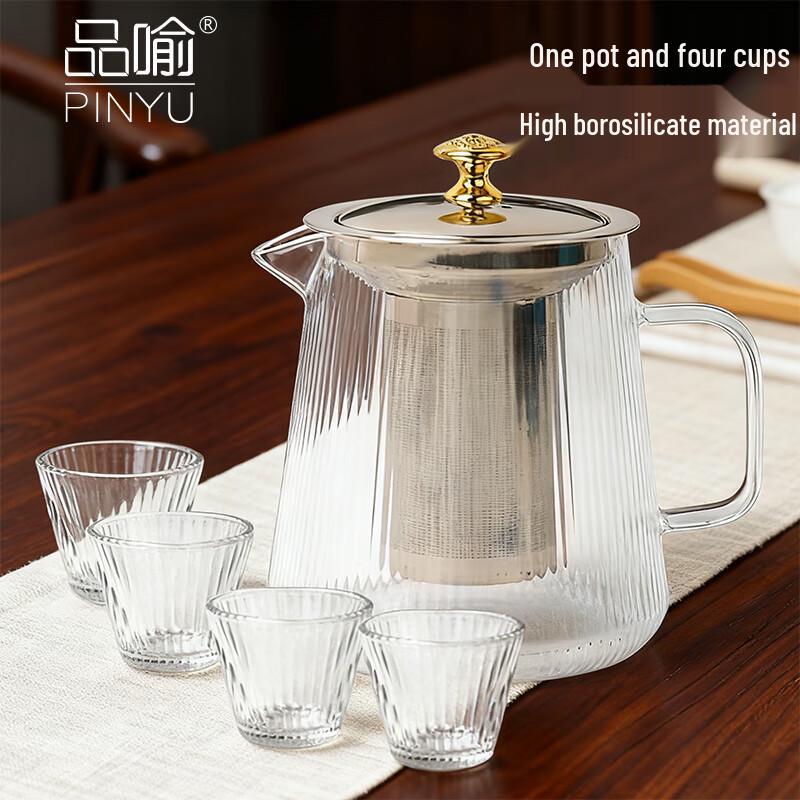 PINYU High Borosilicate Glass Tea Set