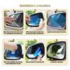 Car Rearview Mirror Film Stickers Car Anti-rain Anti-Fog Anti-Scratch Clear Protective Membrane Safety Driving Auto Accessories