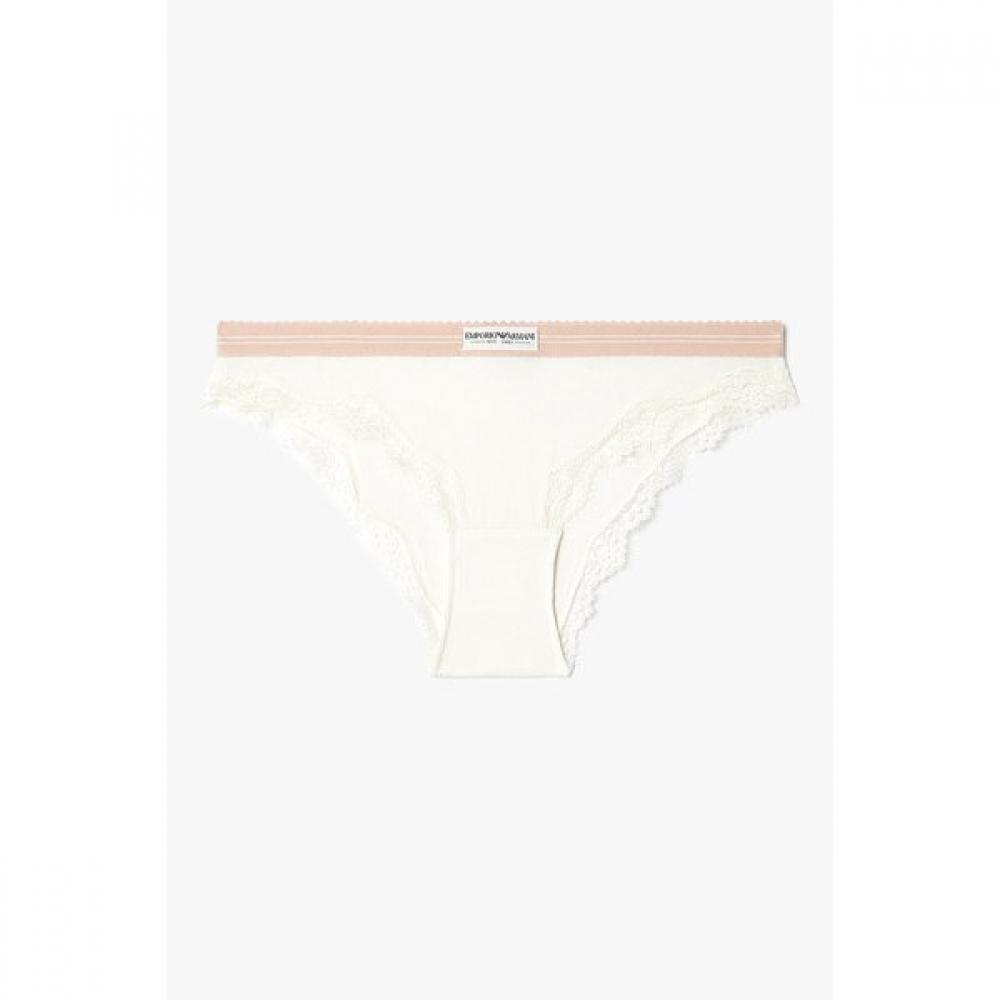 Emporio Armani Женские кружевные трусики-слипы с принтом губ 0825311528 S(90)