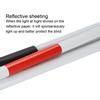 Folding Foldable Reflective Cane Crutch Portable Anti-Shock Guide Walking Stick for The Blind