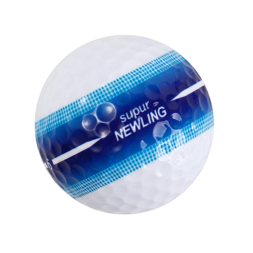 360 ° Aiming Golf Balls Three Layer Purple Golf Three Layer Ball Sky Blue Dark Blue Super Long Distance Golf Ball