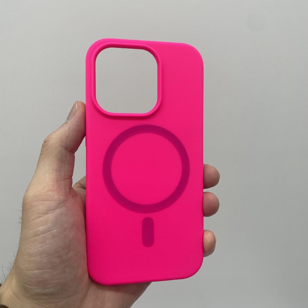 Compatible with Liquid Silicone 15promax Magnetic Charging Phone Case, Apple 16pro Anti-drop Protective Case, Anti-fingerprint