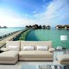 Seaside Landscape Wallpaper Modern Simple Living Room Bedroom Backdrop Wall Decor Photo Mural Mural