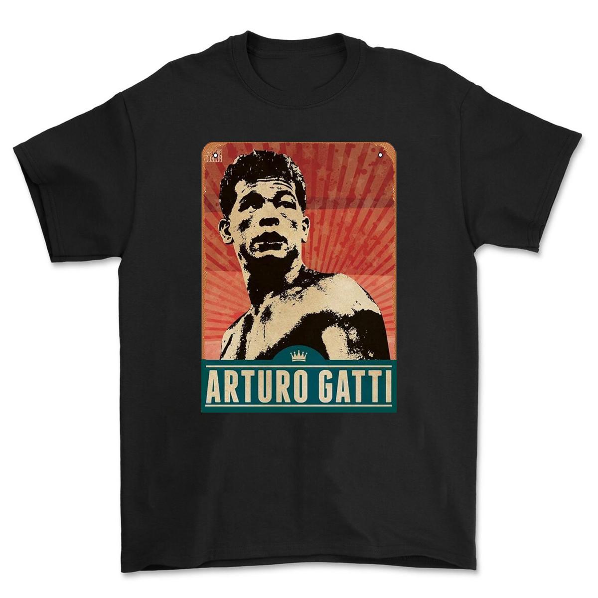 Boxing Arturo Gatti Black Unisex T-Shirt All Size 8D571 S разноцветный