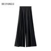 Northern Deer Modal Slimming Wide-Leg Skirt Pants - Summer Drape Style (YH10092)