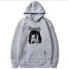 The Girl Print Pattern Pullover Women Harajuku Trip Outdoor Sweatshirt Autumn And Winter Fleece Loose Hoodie