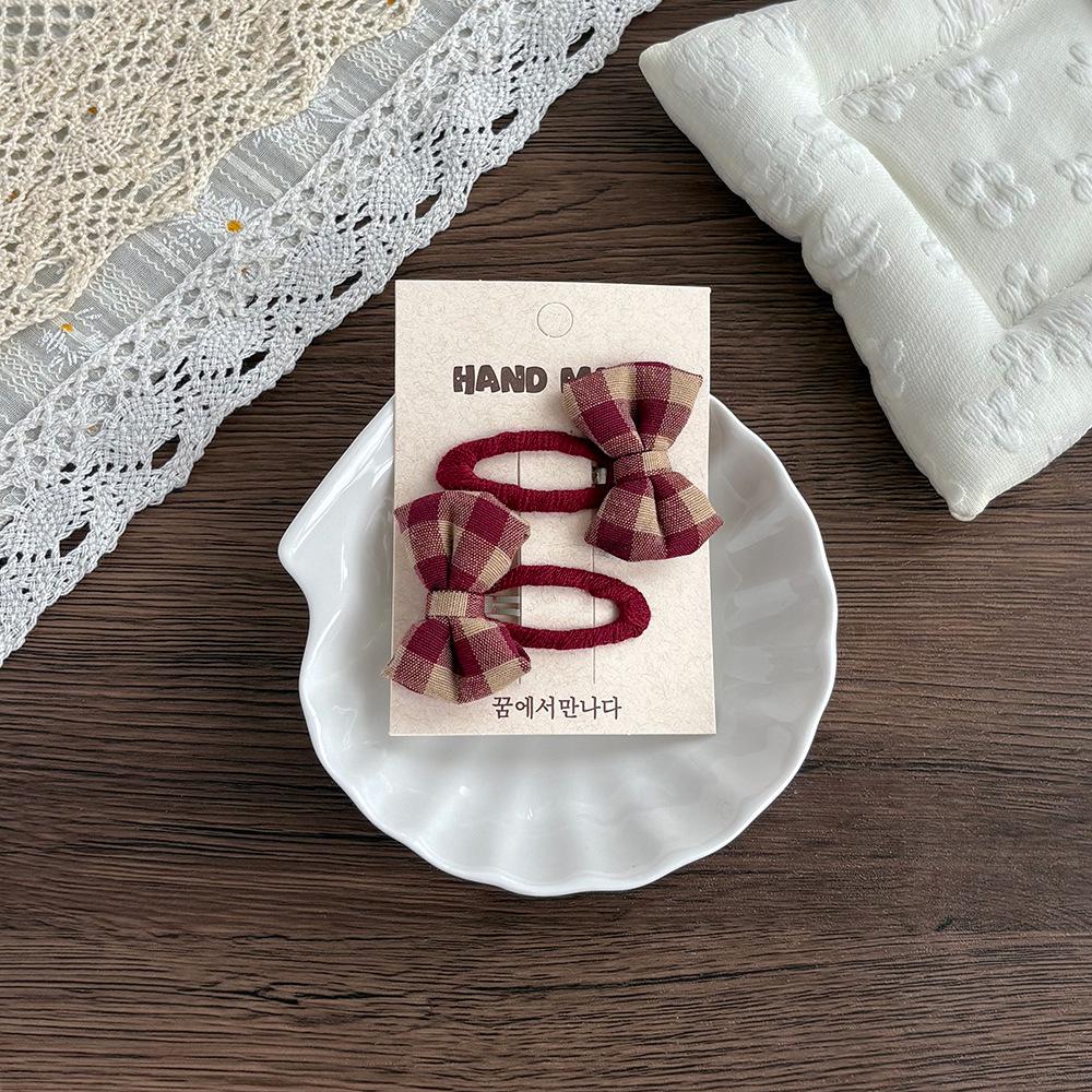 Korean Floral Children's Bow Hair Clips: Versatile Baby Hair Accessories