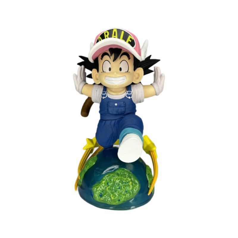 Dragon Ball Goku & Arale Laufende Szene Anime Figur Ornament
