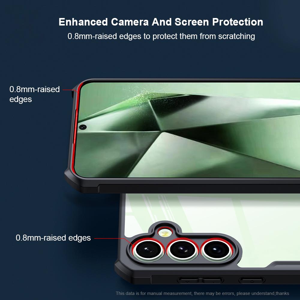 

XUNDD For Samsung Galaxy S24 FE Case TPU+Acrylic Hybrid Shockproof Cover A