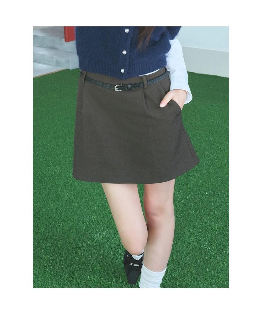 8seconds Belted Mini Skirt Brown