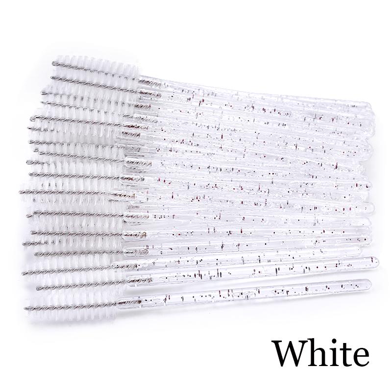 50Pcs Eyelash Extension Disposable Eyebrow Brush Mascara Wand Applicator Spoolers Eye Lashes Cosmetic Brushes Set Makeup Tools